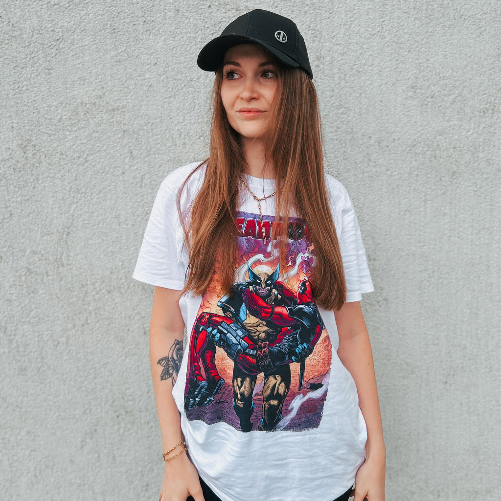 Productafbeelding Deadpool en Wolverine Best Bubs Comics T-shirt wit