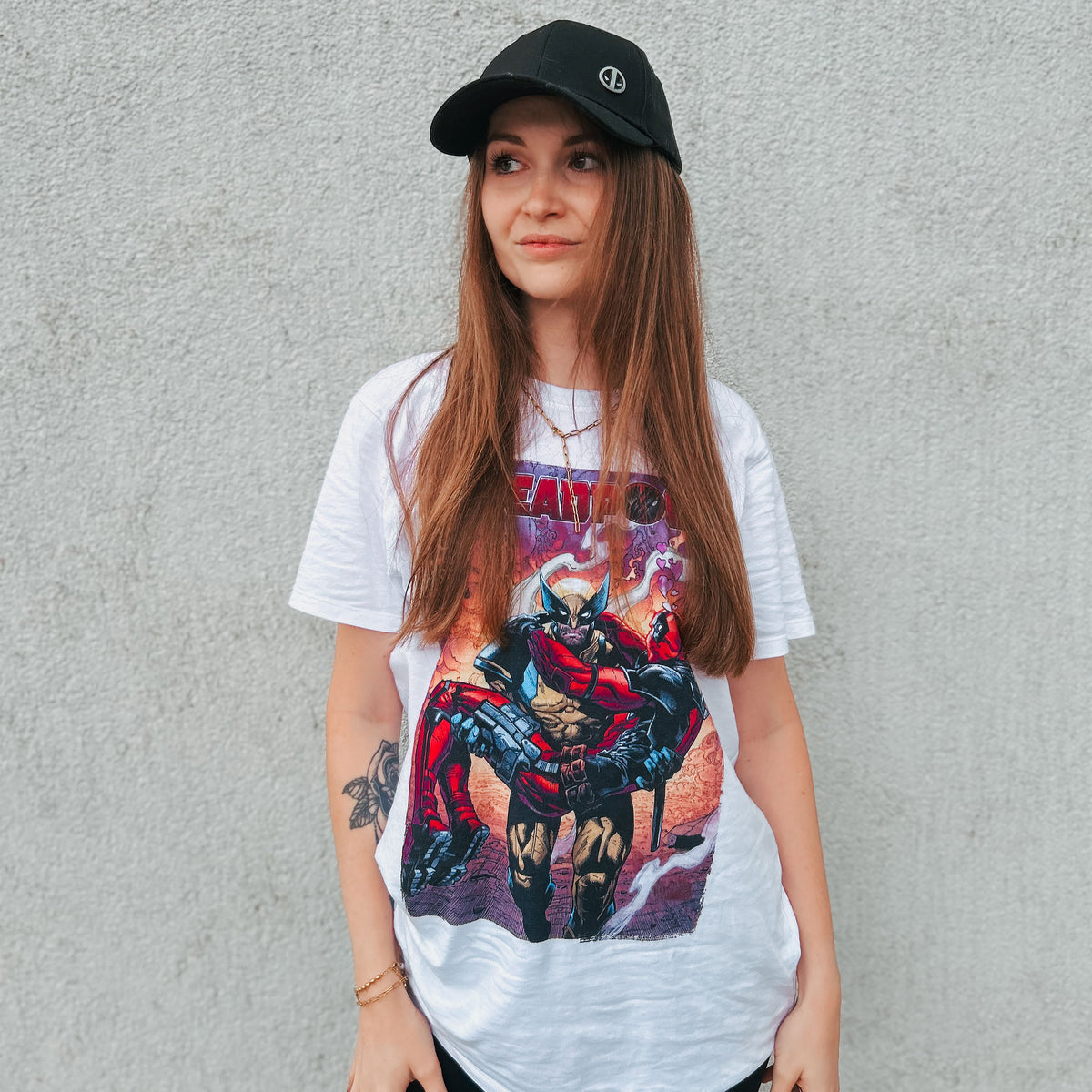 Productafbeelding Deadpool en Wolverine Best Bubs Comics T-shirt wit