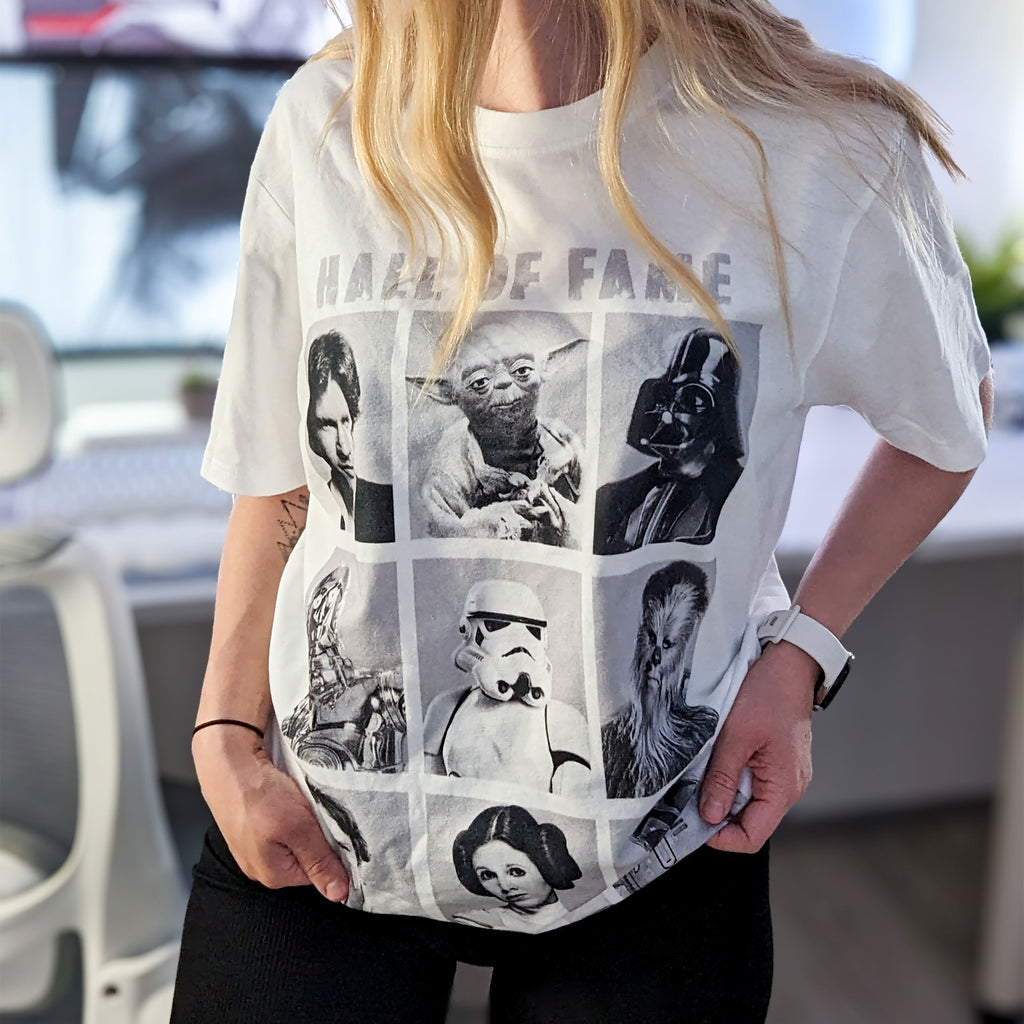 Productafbeelding Star Wars - Hall of Fame Wit T-shirt