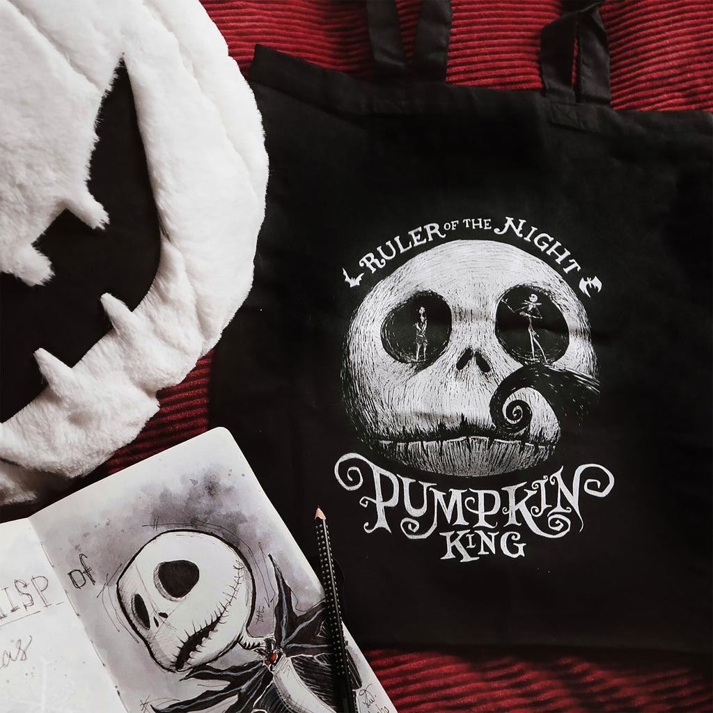 Productafbeelding Nightmare Before Christmas - Pompoen Koning Draagtas Zwart