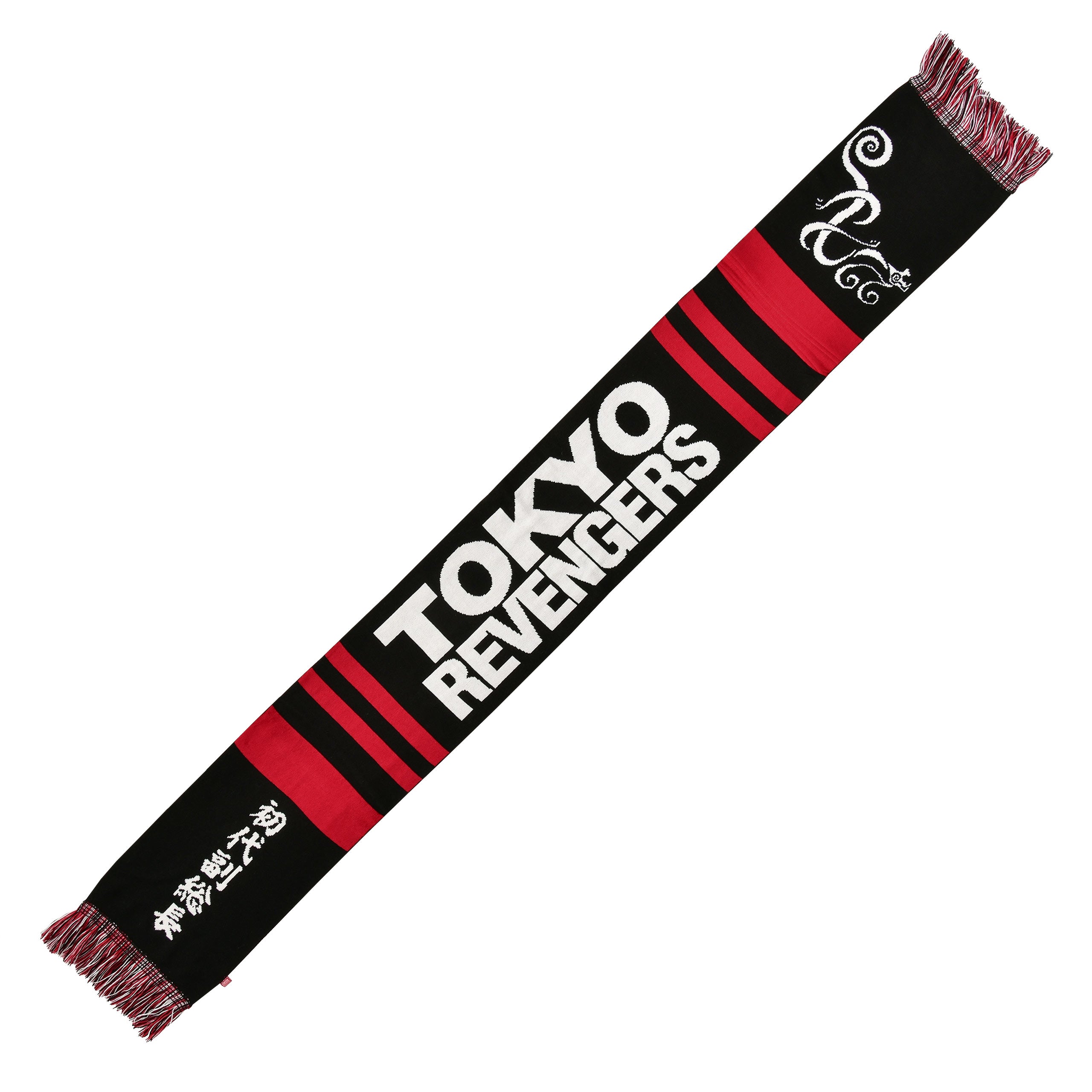 Productafbeelding Tokyo Revengers - Logo Sjaal Rood-Zwart
