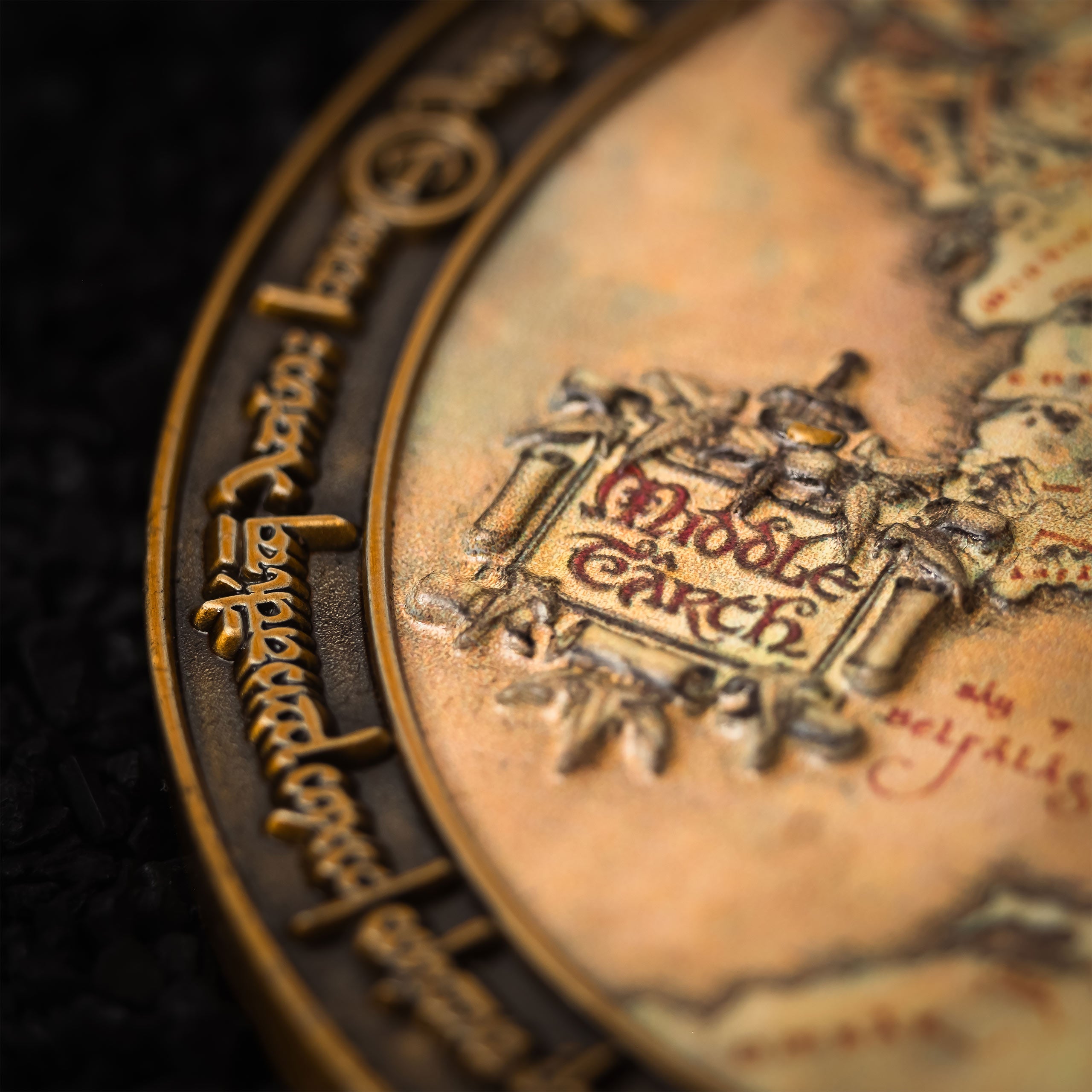 Productafbeelding The Lord of the Rings - Midden-aarde Kaart Gelimiteerde Verzamelmunt