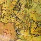 Productafbeelding The Lord of the Rings - Midden-aarde Kaart Onderzetters Set van 12