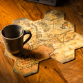 Productafbeelding The Lord of the Rings - Midden-aarde Kaart Onderzetters Set van 12