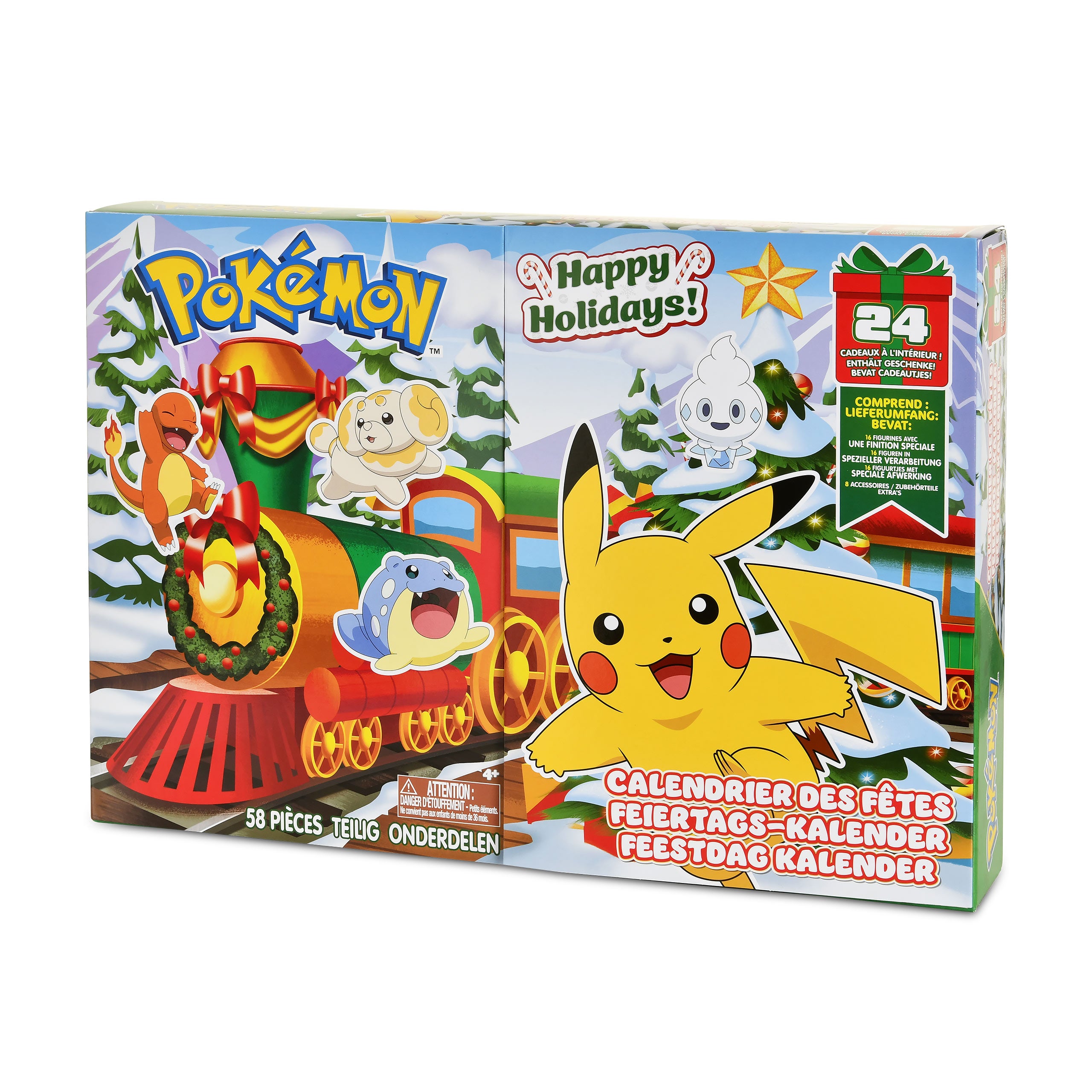 Productafbeelding Pikachu Happy Holidays Adventskalender - Pokemon