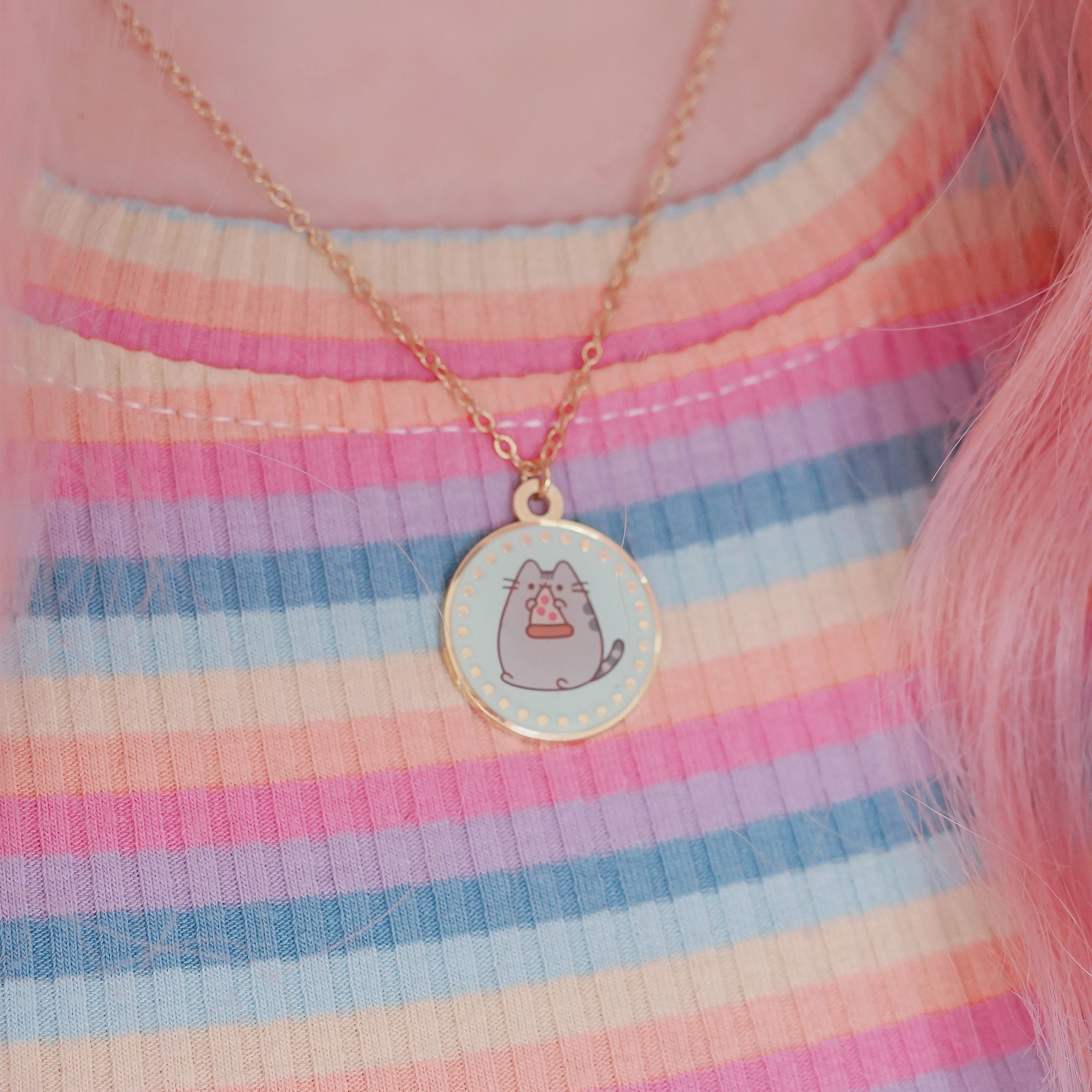 Productafbeelding Pusheen - Eat Pizza Ketting