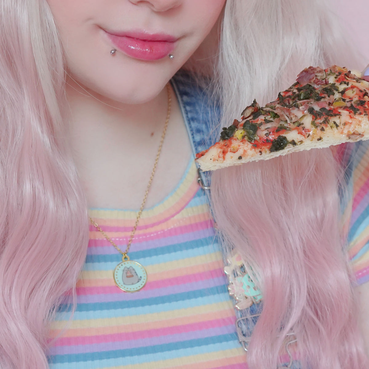 Productafbeelding Pusheen - Eat Pizza Ketting
