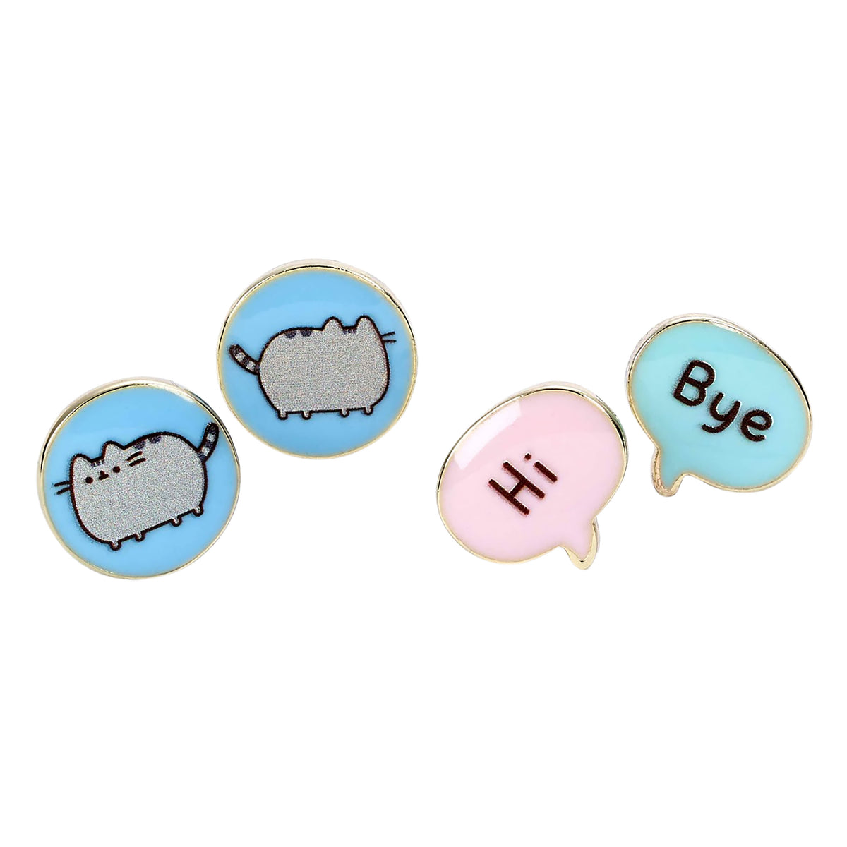 Productafbeelding Pusheen - Hi & Bye Oorbellen Set van 2