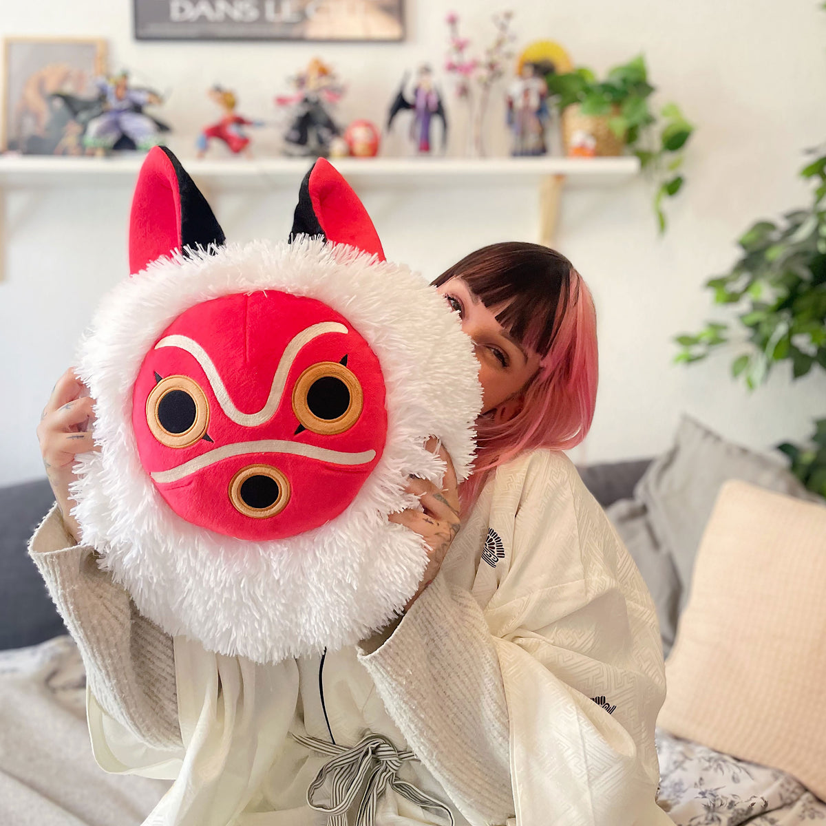 Productafbeelding Prinses Mononoke - San's Masker Kussen