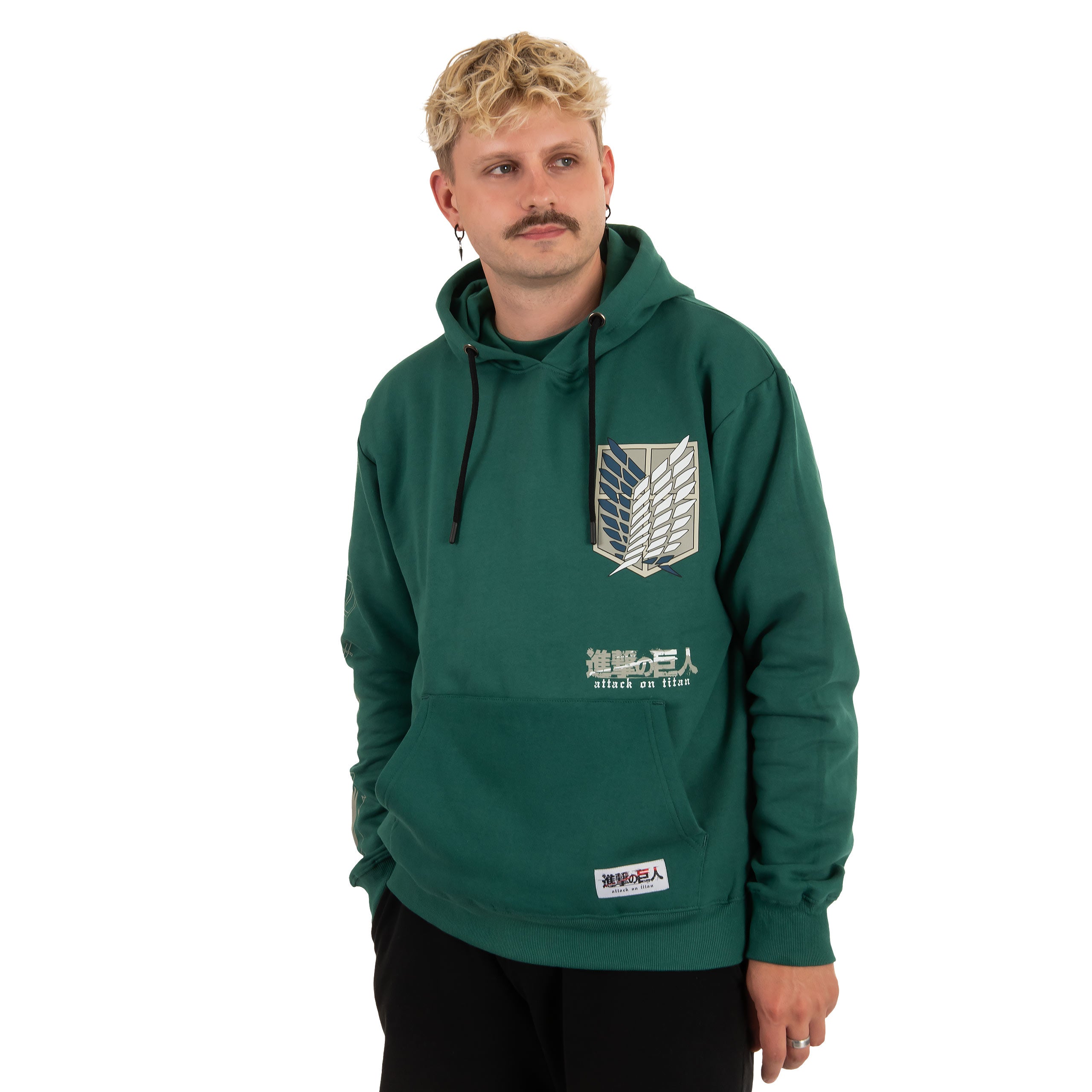Product image Scout Symbol Military Hoodie Green - Attack on Titan