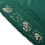 Product image Scout Symbol Military Hoodie Green - Attack on Titan
