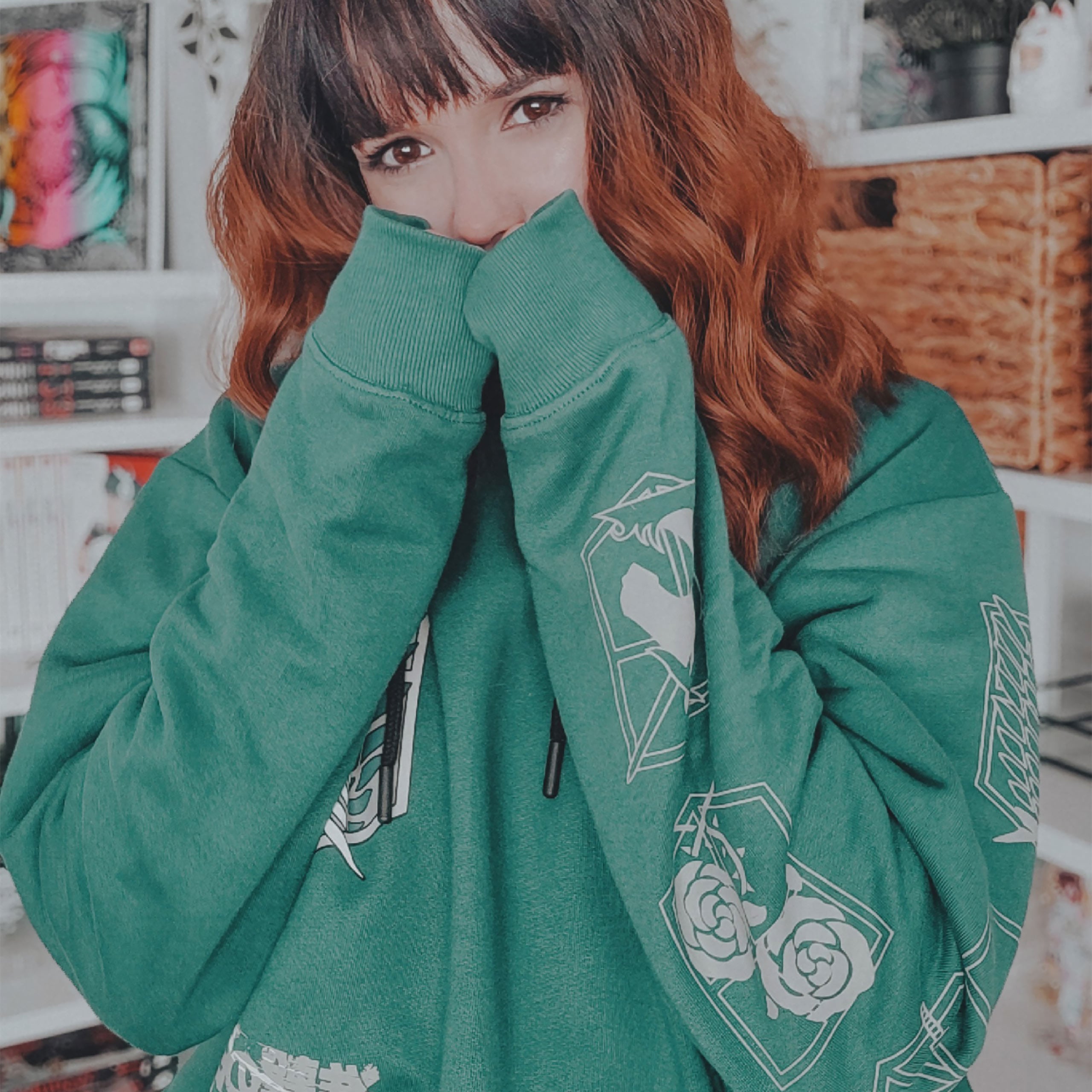 Product image Scout Symbol Military Hoodie Green - Attack on Titan