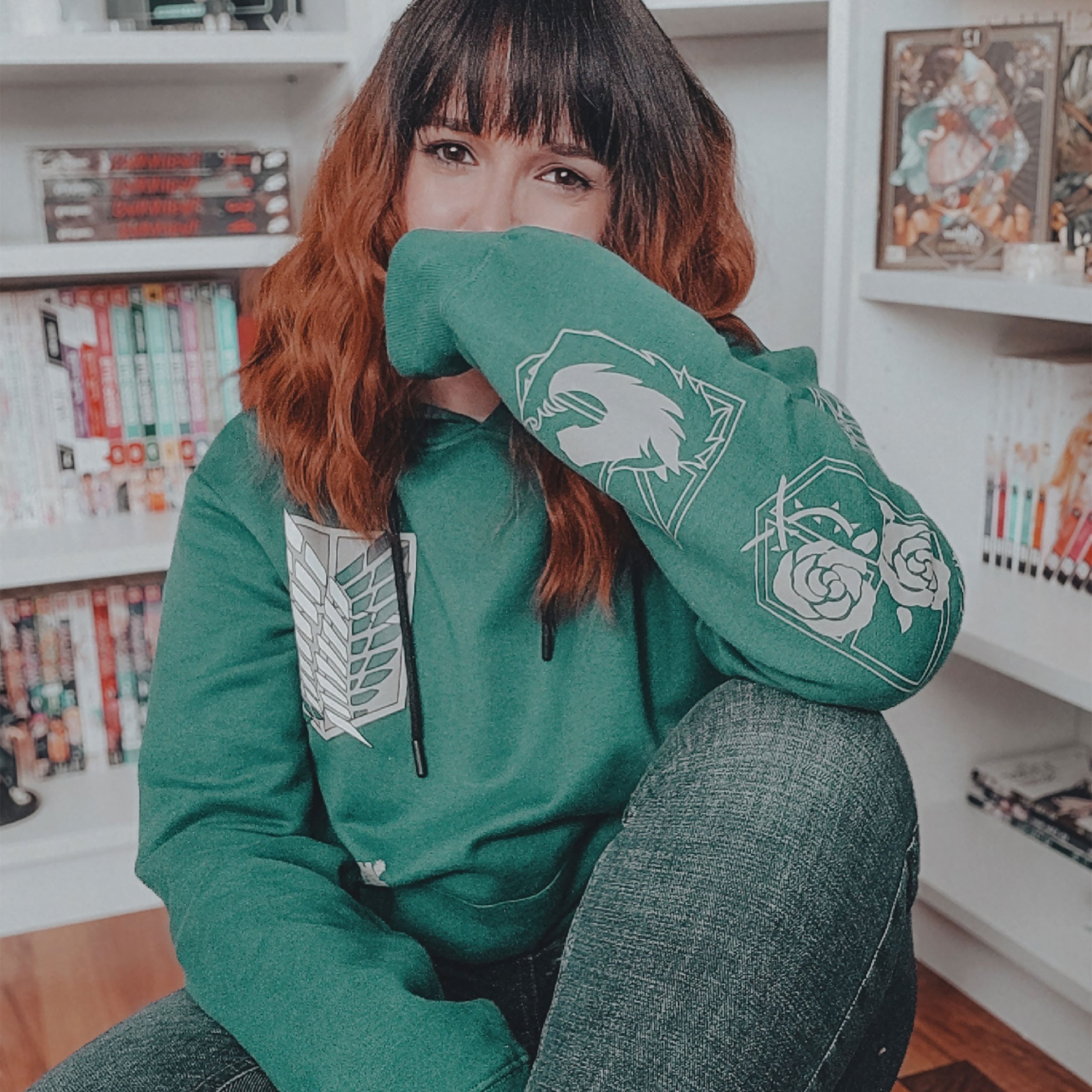 Product image Scout Symbol Military Hoodie Green - Attack on Titan