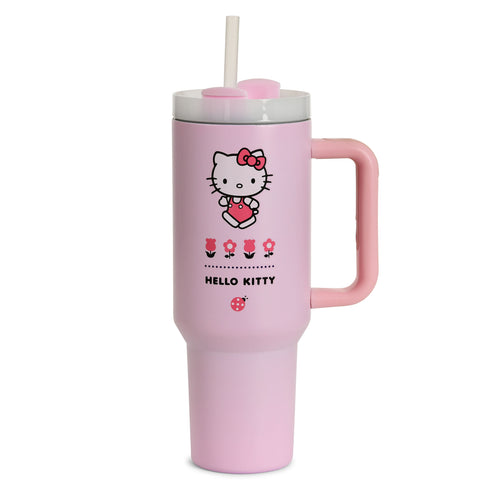 Productafbeelding Hello Kitty - Flower To Go Beker met rietje