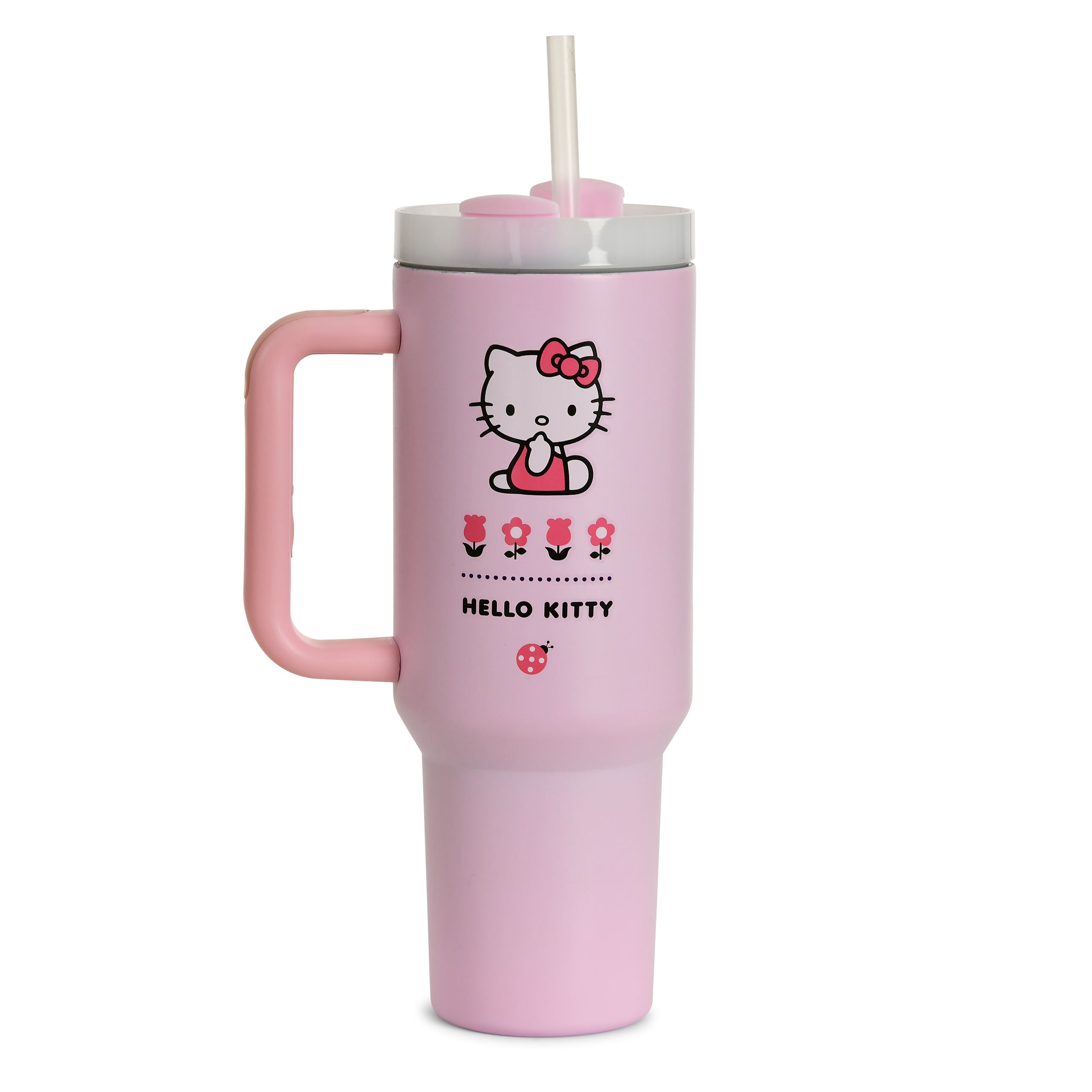 Productafbeelding Hello Kitty - Flower To Go Beker met rietje