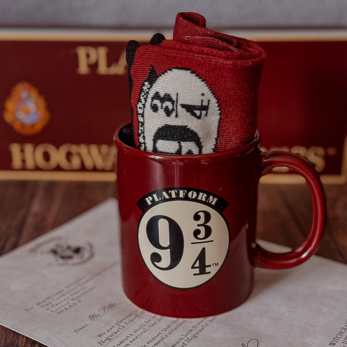 Productafbeelding Harry Potter - Perk 9 3/4 Sokken en Mok