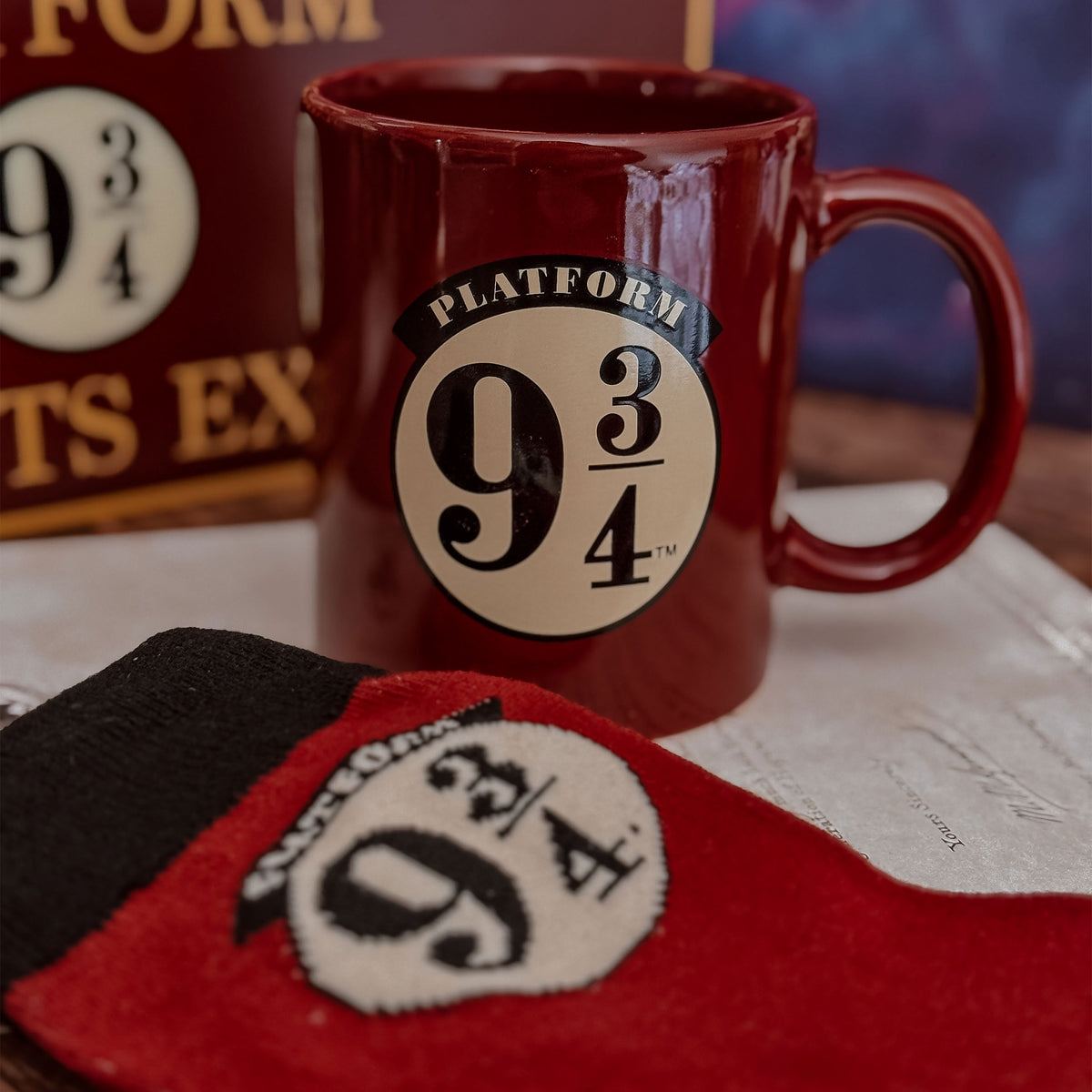 Productafbeelding Harry Potter - Perk 9 3/4 Sokken en Mok