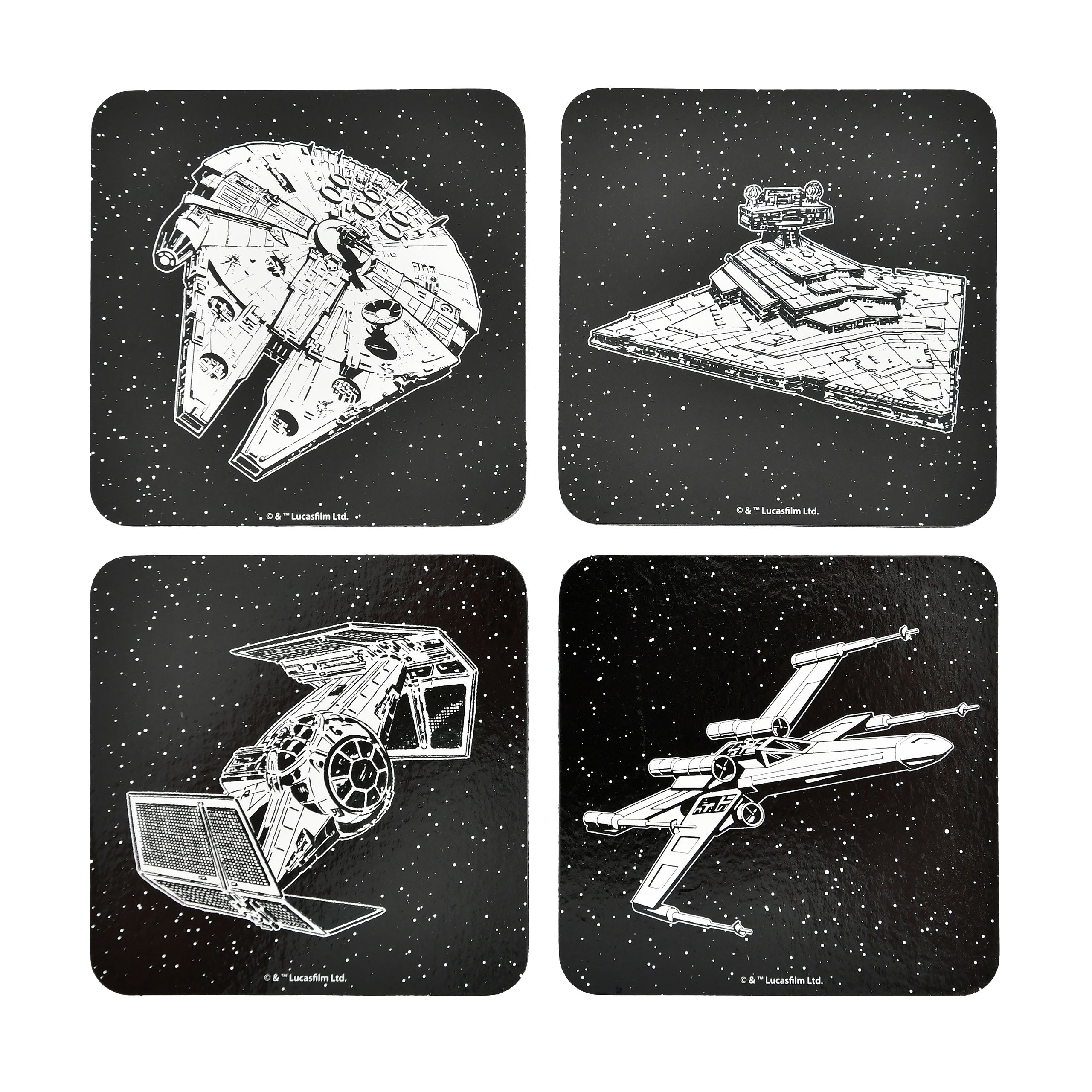 Productafbeelding Star Wars - Ruimteschepen Onderzetterset