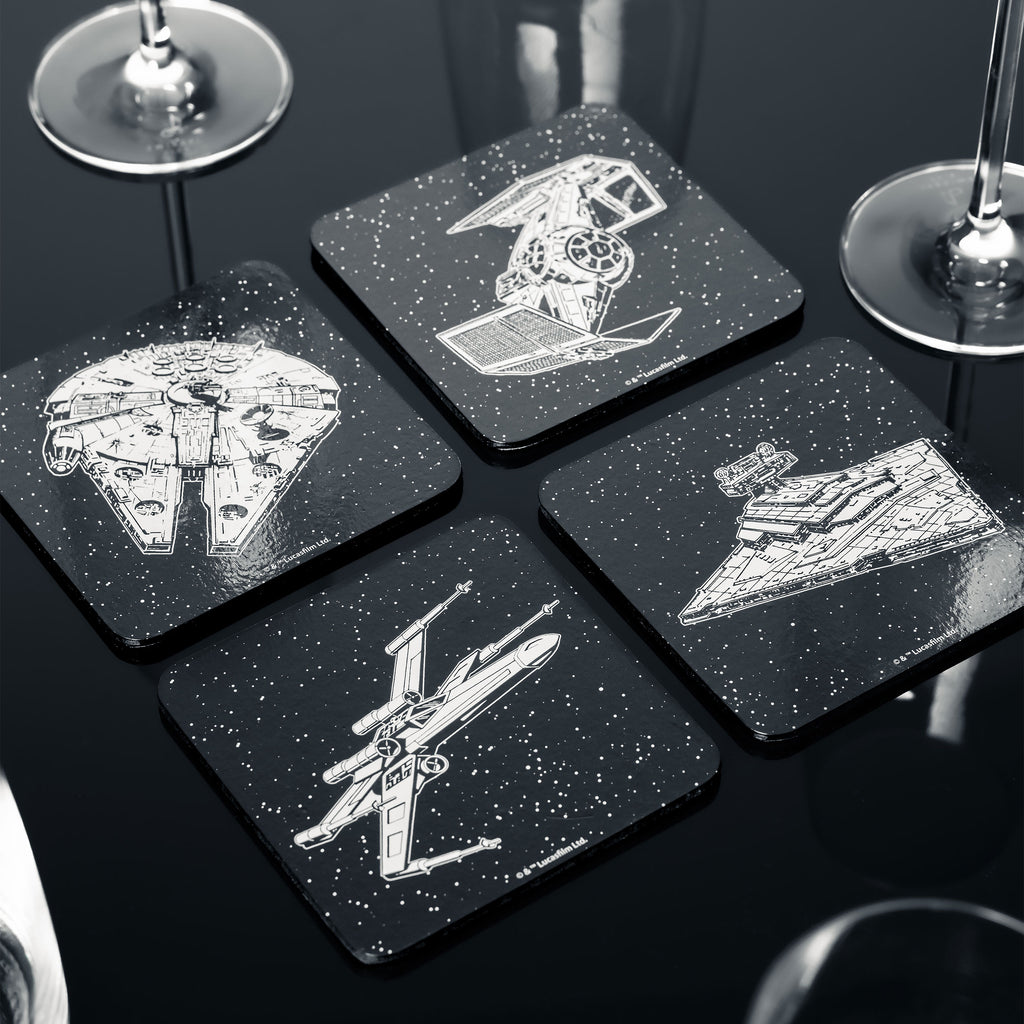 Productafbeelding Star Wars - Ruimteschepen Onderzetterset