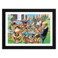 Productafbeelding One Piece - Hot-Dog Party Muurschildering