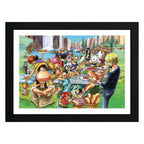Productafbeelding One Piece - Hot-Dog Party Muurschildering