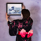Productafbeelding Japanse Wanddecoratie - De Grote Golf van Kanagawa