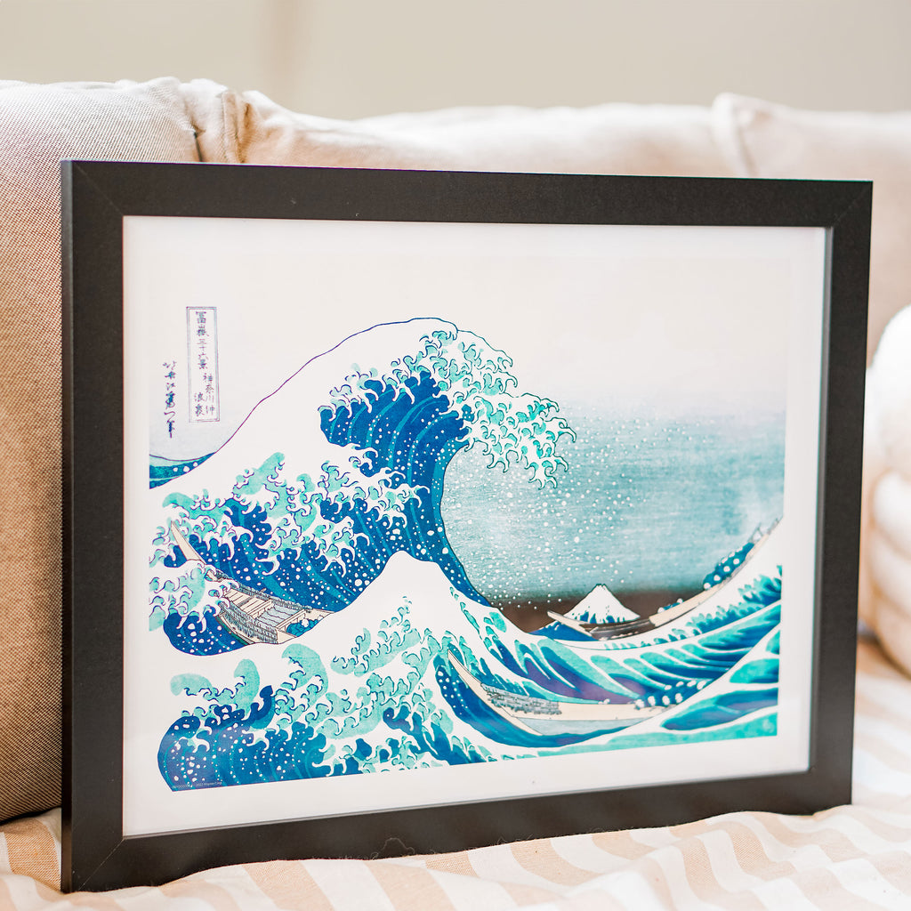 Productafbeelding Japanse Wanddecoratie - De Grote Golf van Kanagawa