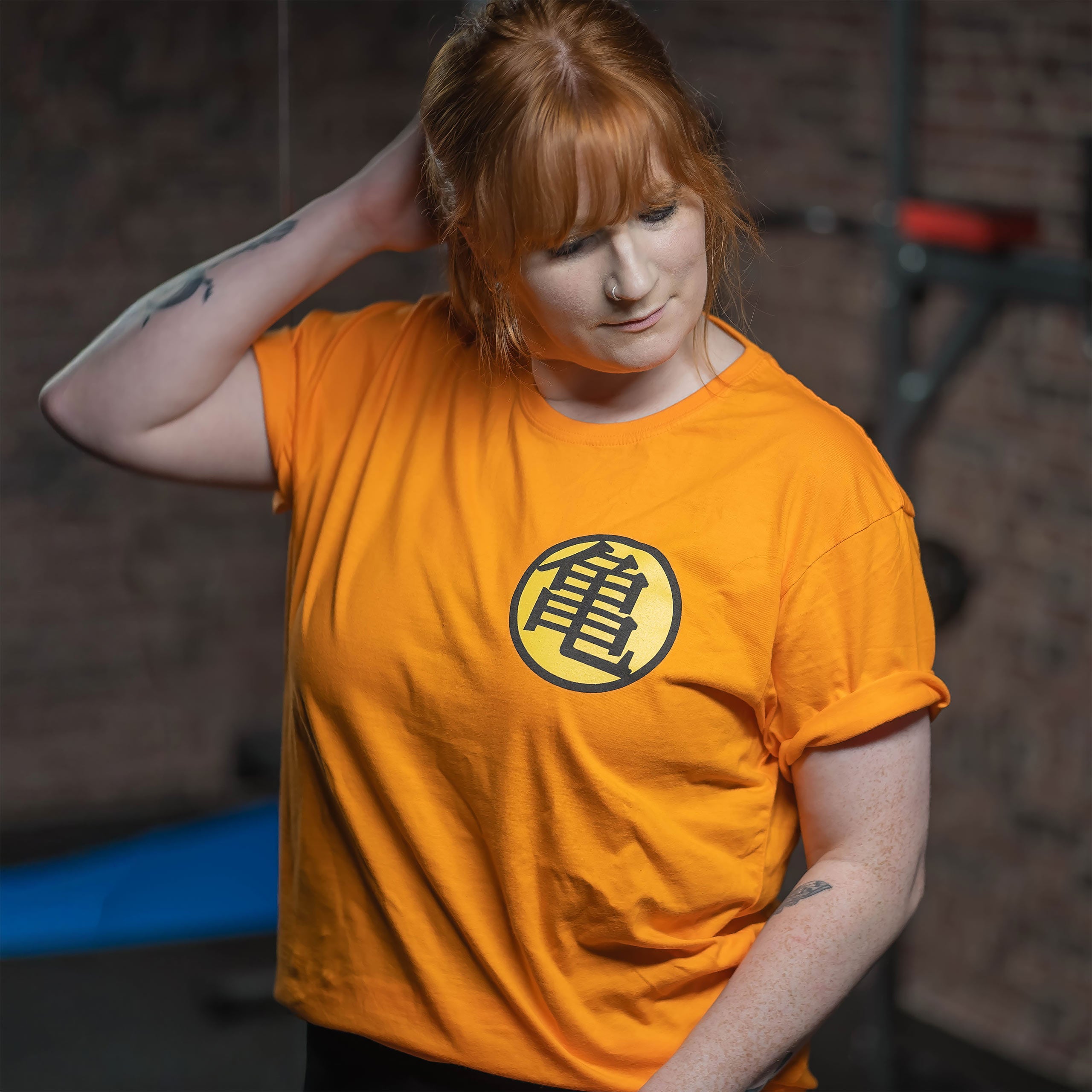 Productafbeelding Dragon Ball - Kame Symbool T-Shirt oranje