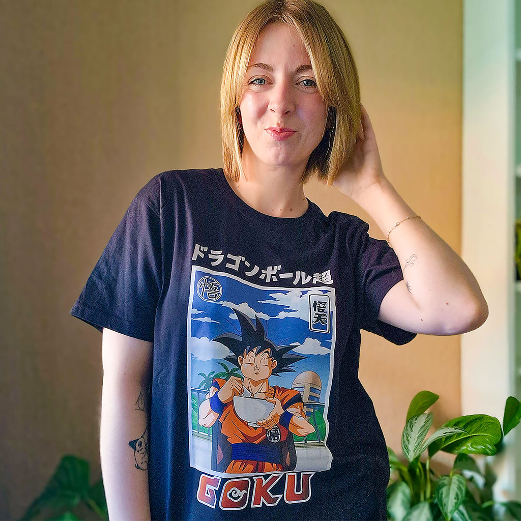 Productafbeelding Dragon Ball - Goku Eat T-Shirt Zwart