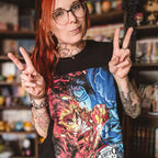 Productafbeelding Demon Slayer - Rengoku vs. Akaza T-Shirt Zwart