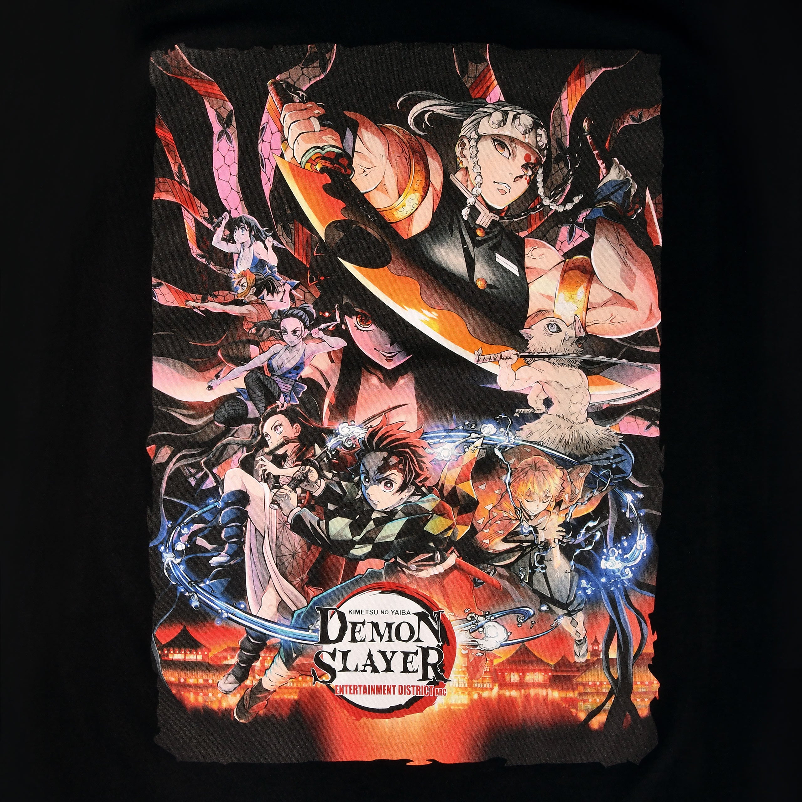 Productafbeelding Demon Slayer - Personages T-Shirt zwart