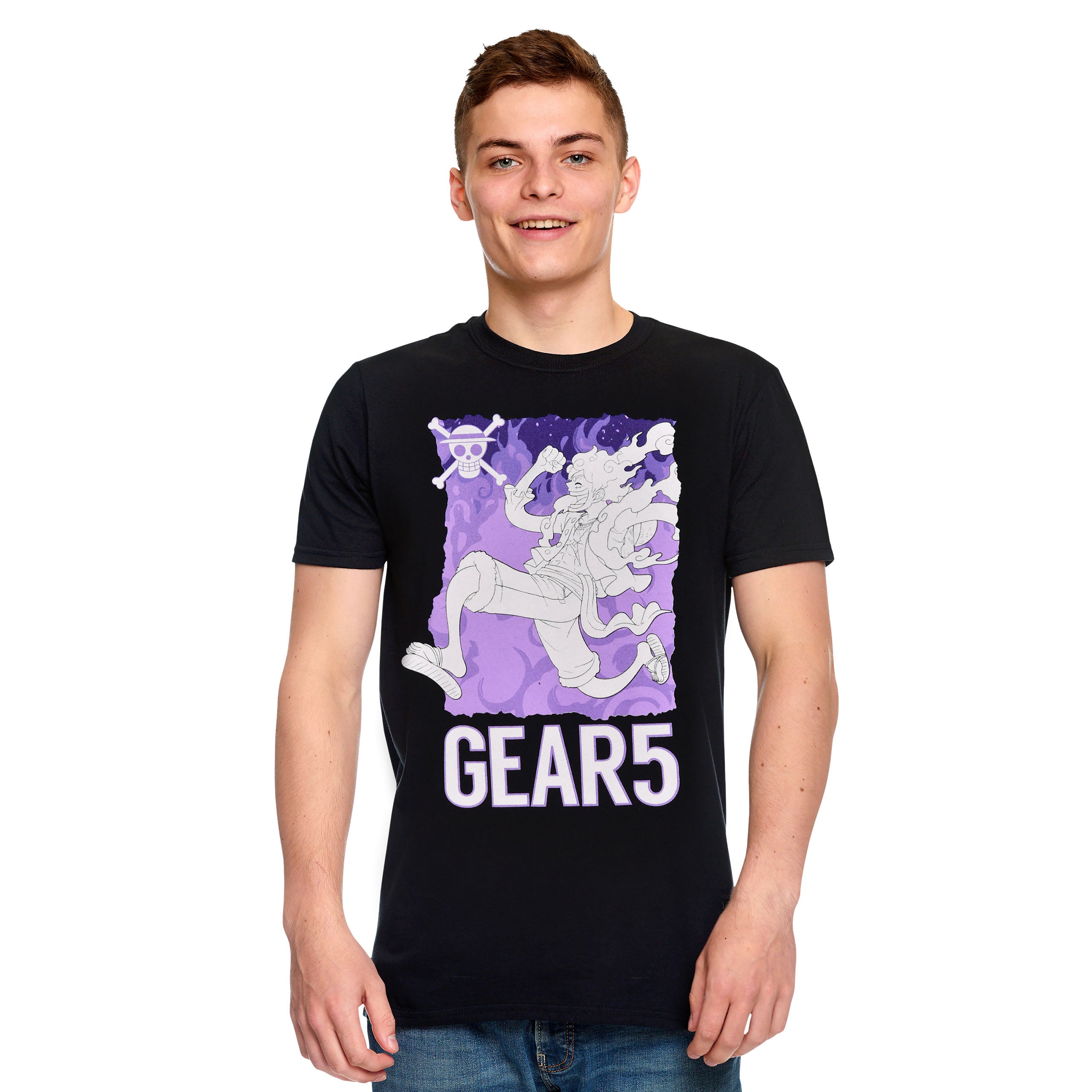 Productafbeelding One Piece: Gear 5 - Monkey D. Luffy T-shirt zwart