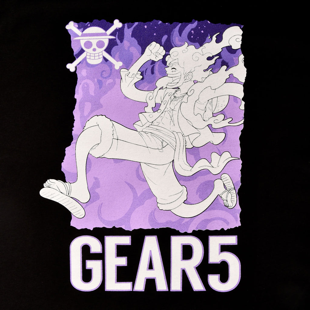 Productafbeelding One Piece: Gear 5 - Monkey D. Luffy T-shirt zwart
