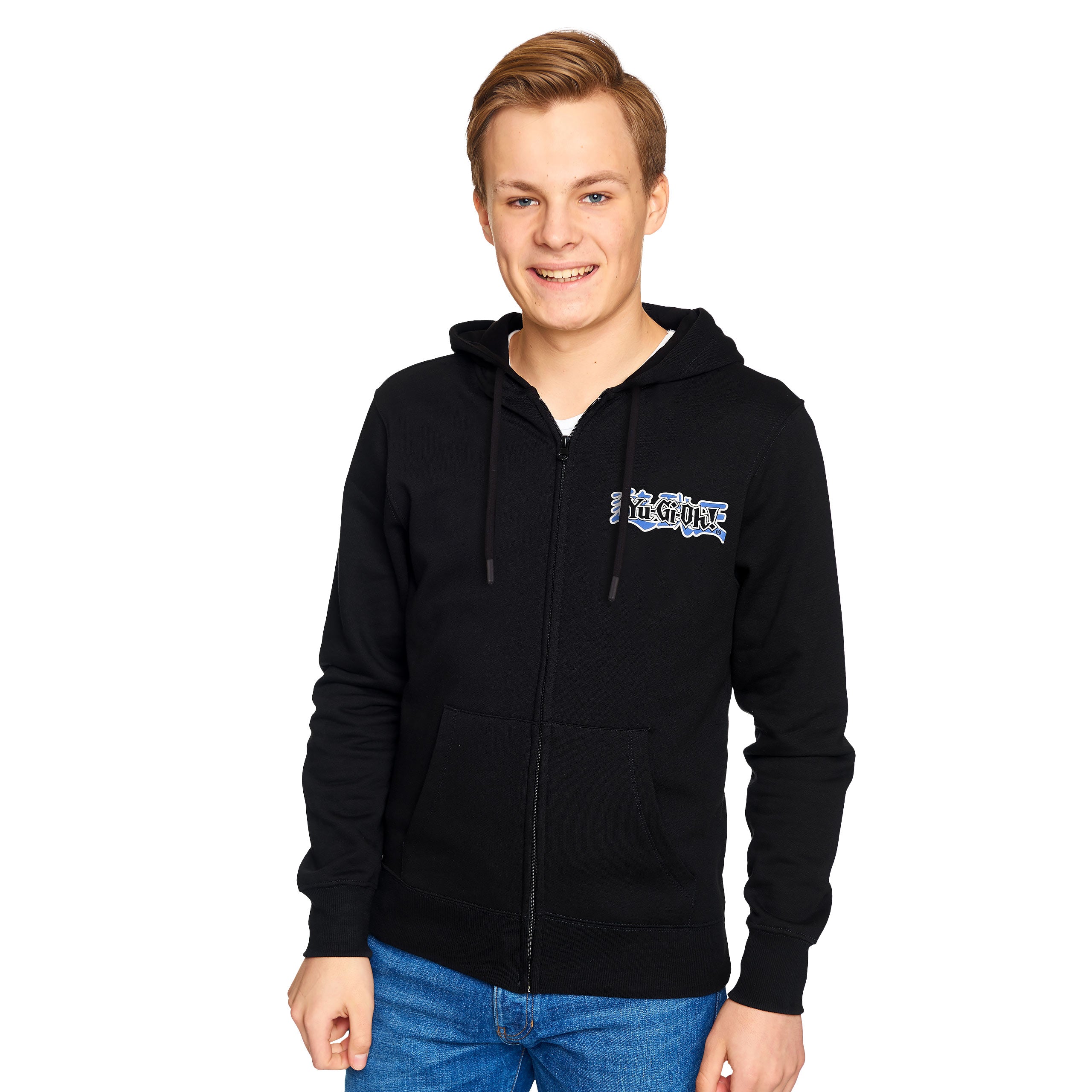 Productafbeelding Yu-Gi-Oh! - Blauwogige Witte Draak Hoodie Zwart