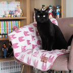 Productafbeelding Kiki’s Delivery Service - Jiji Silhouet Fleece deken met Teddyvoering