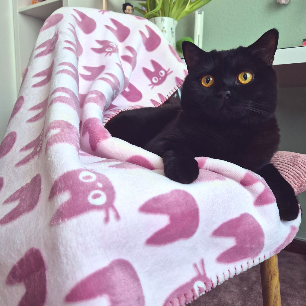Productafbeelding Kiki’s Delivery Service - Jiji Silhouet Fleece deken met Teddyvoering