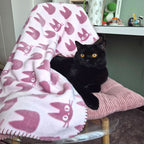 Productafbeelding Kiki’s Delivery Service - Jiji Silhouet Fleece deken met Teddyvoering