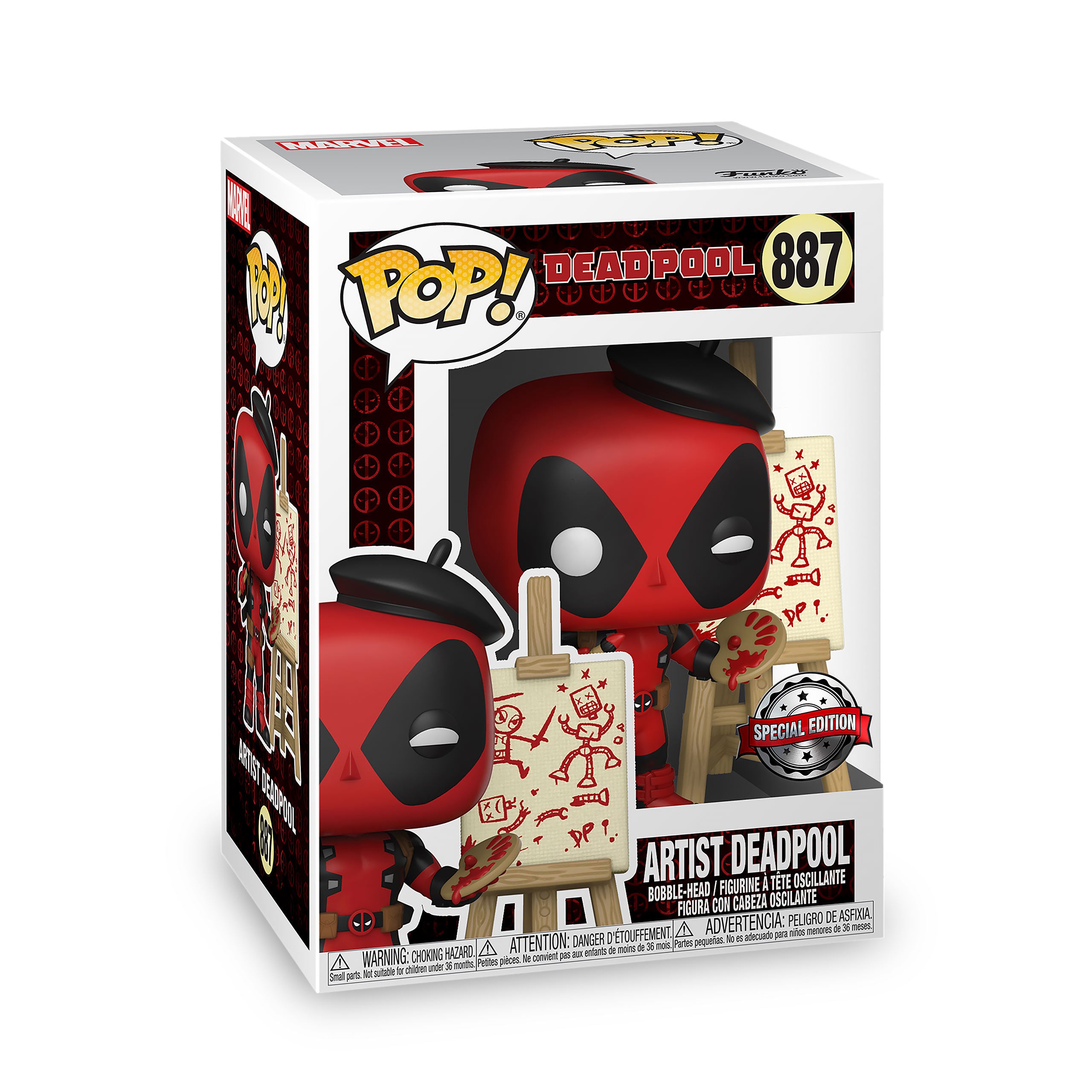 Productafbeelding Deadpool - Artiest Funko Pop Bobblehead Figuur