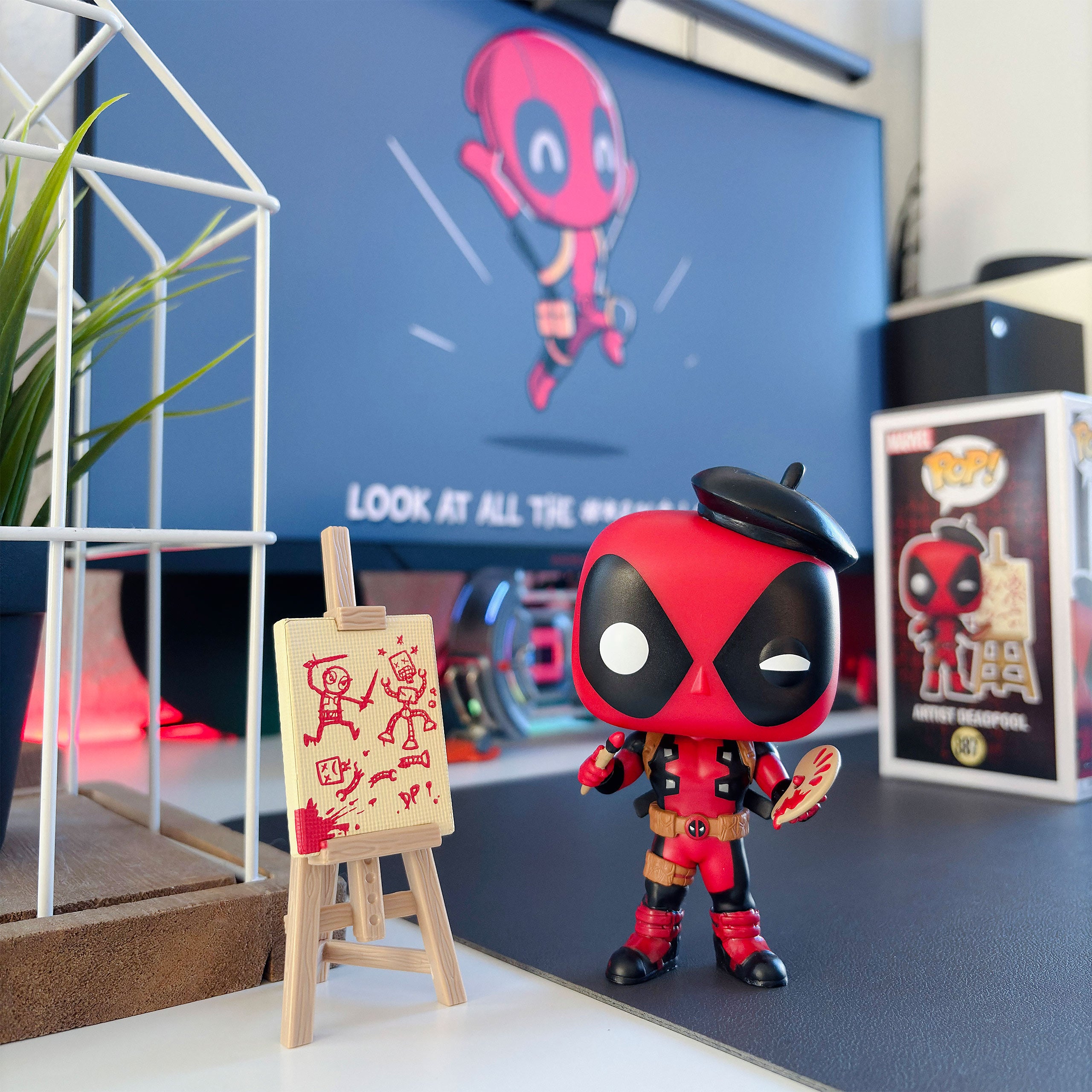 Productafbeelding Deadpool - Artiest Funko Pop Bobblehead Figuur