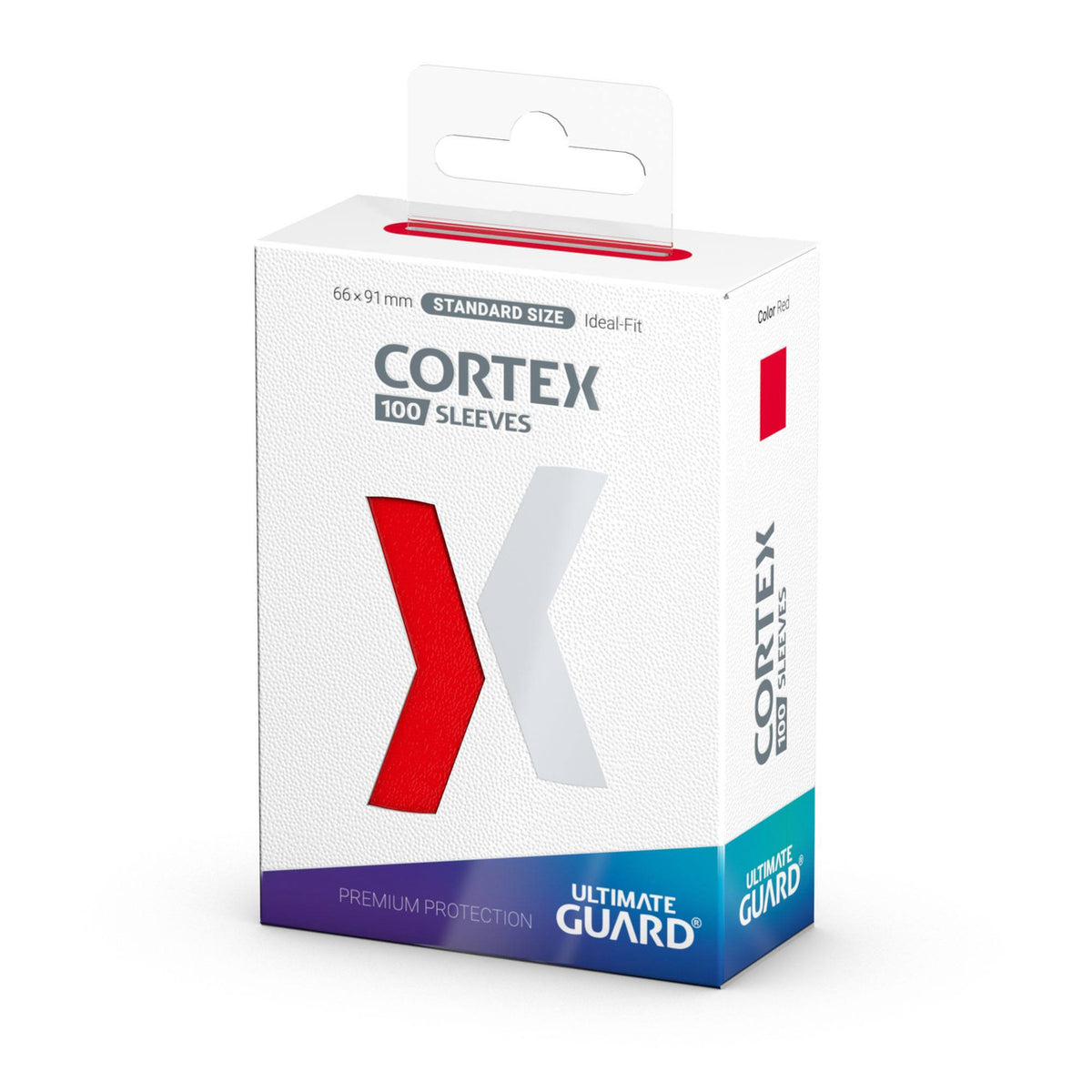 Productafbeelding Cortex kaartsleeves rood 100-pack Ultimate Guard – TCG standaardformaat