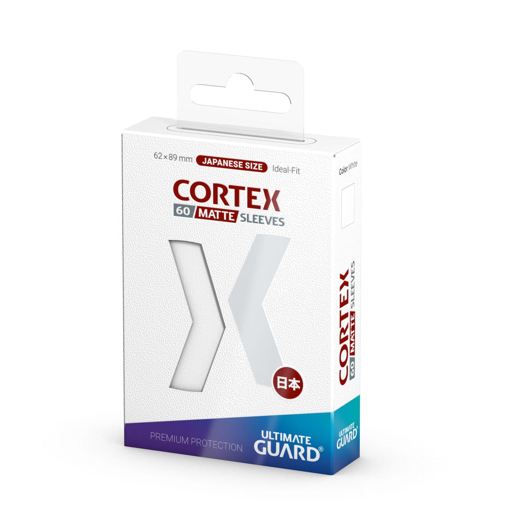 Productafbeelding Cortex kaarthoezen mat-wit 60-pack – Ultimate Guard, Japanse maat