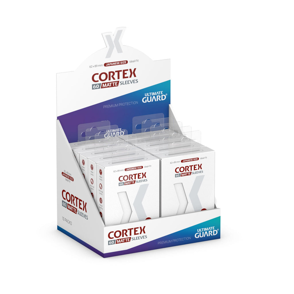 Productafbeelding Cortex kaarthoezen mat-wit 60-pack – Ultimate Guard, Japanse maat