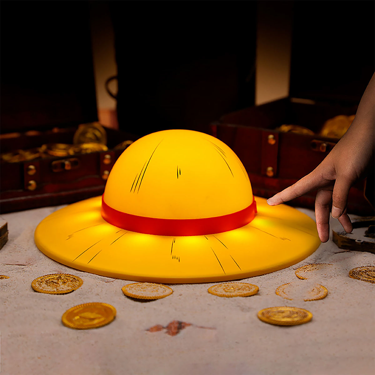 Productafbeelding One Piece - Luffy Strohoed Lamp