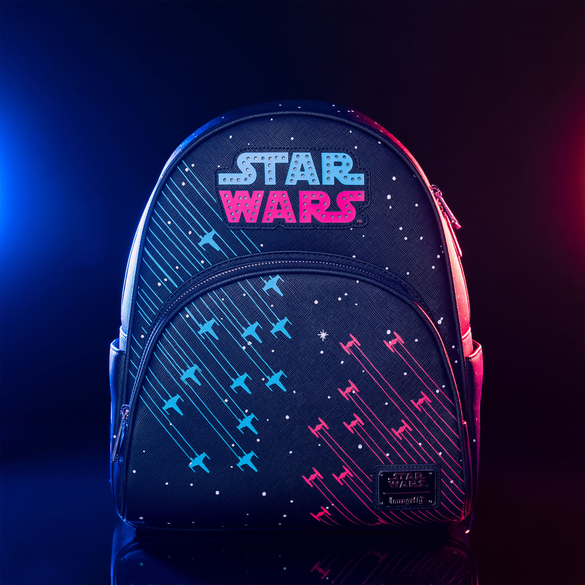 Productafbeelding Star Wars - Neon jaren 70 rugzak met licht