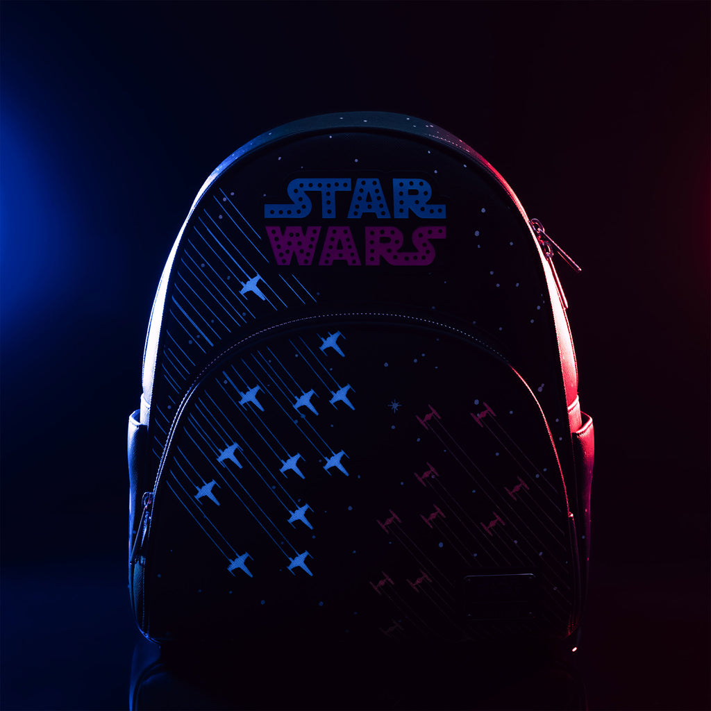 Productafbeelding Star Wars - Neon jaren 70 rugzak met licht