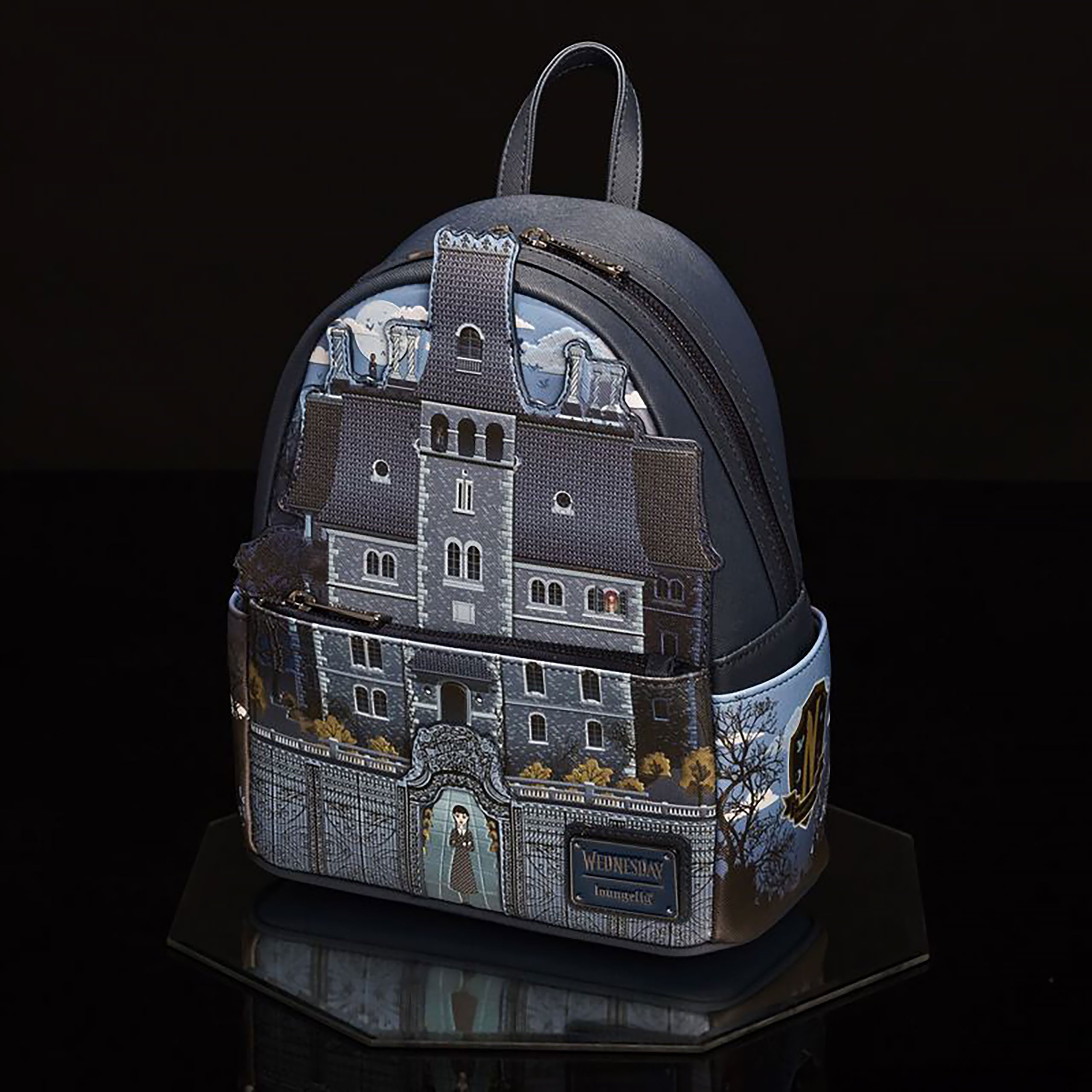 Productafbeelding Wednesday - Nevermore Academy Glow in the Dark Mini Rugzak