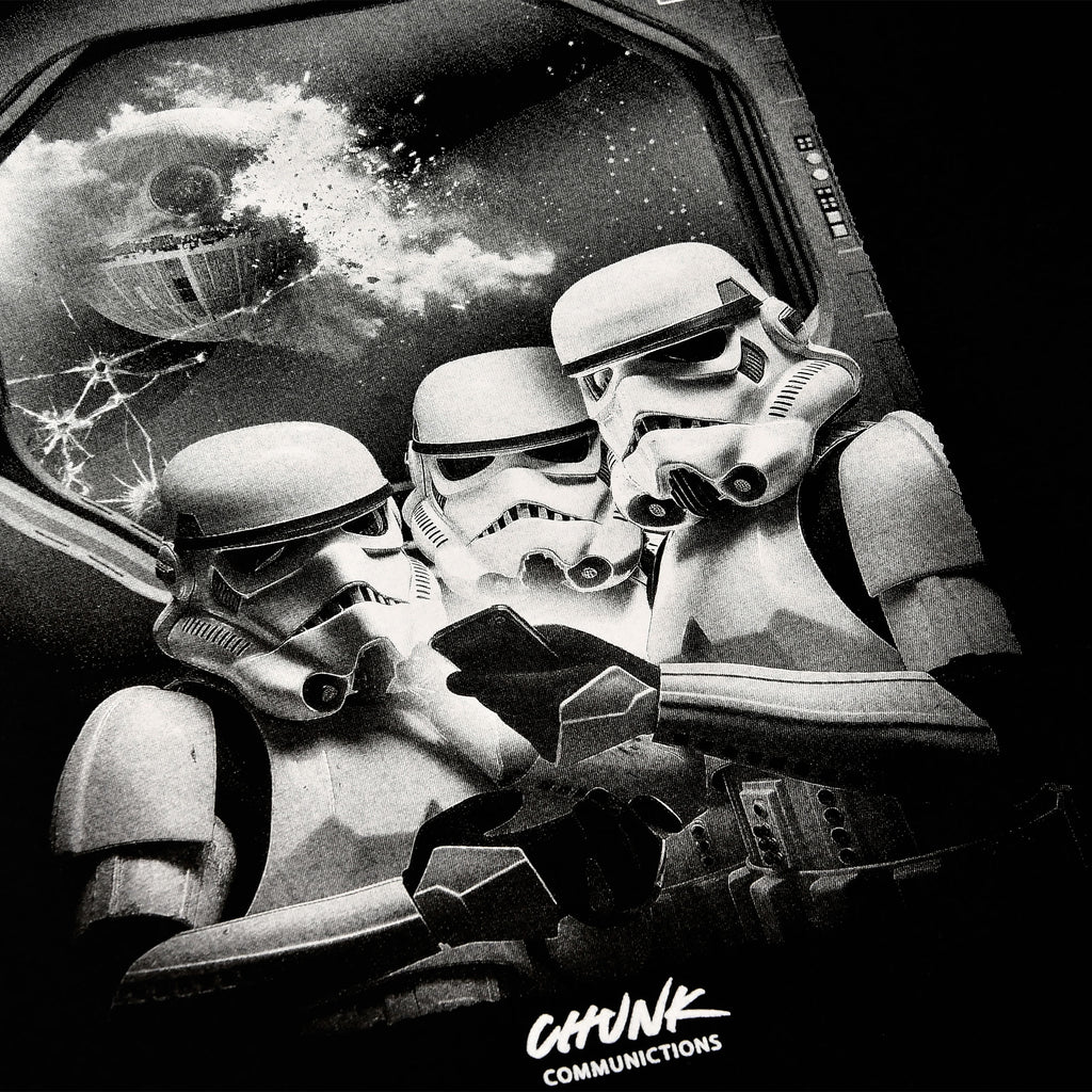 Productafbeelding No Phones! T-shirt voor Star Wars Fans zwart