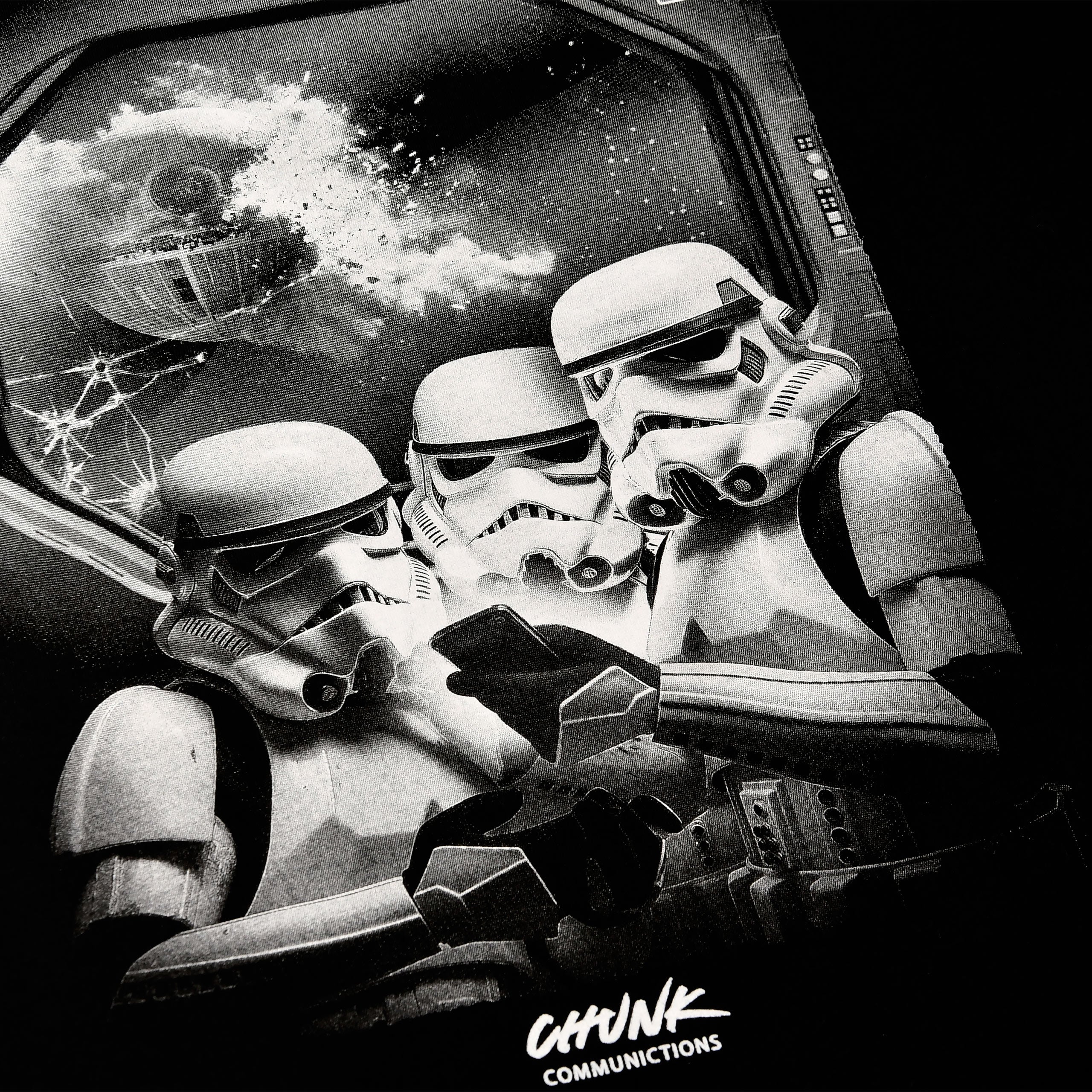 Productafbeelding No Phones! T-shirt voor Star Wars Fans zwart