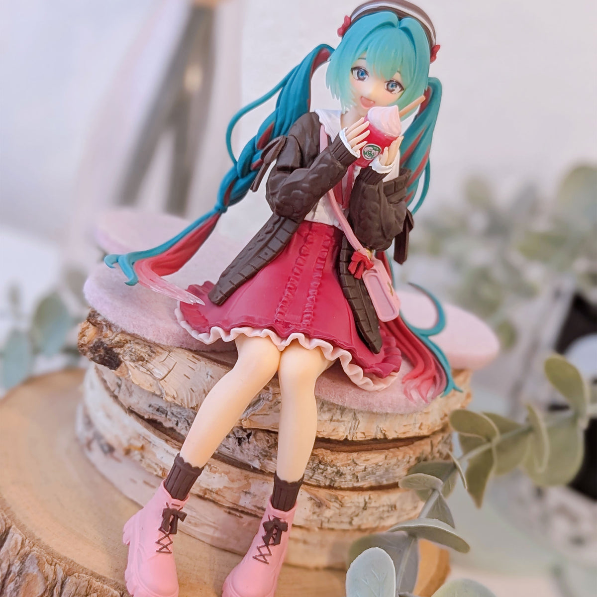 Productafbeelding Hatsune Miku - Autumn Date Pink Noodle Stopper Figuur