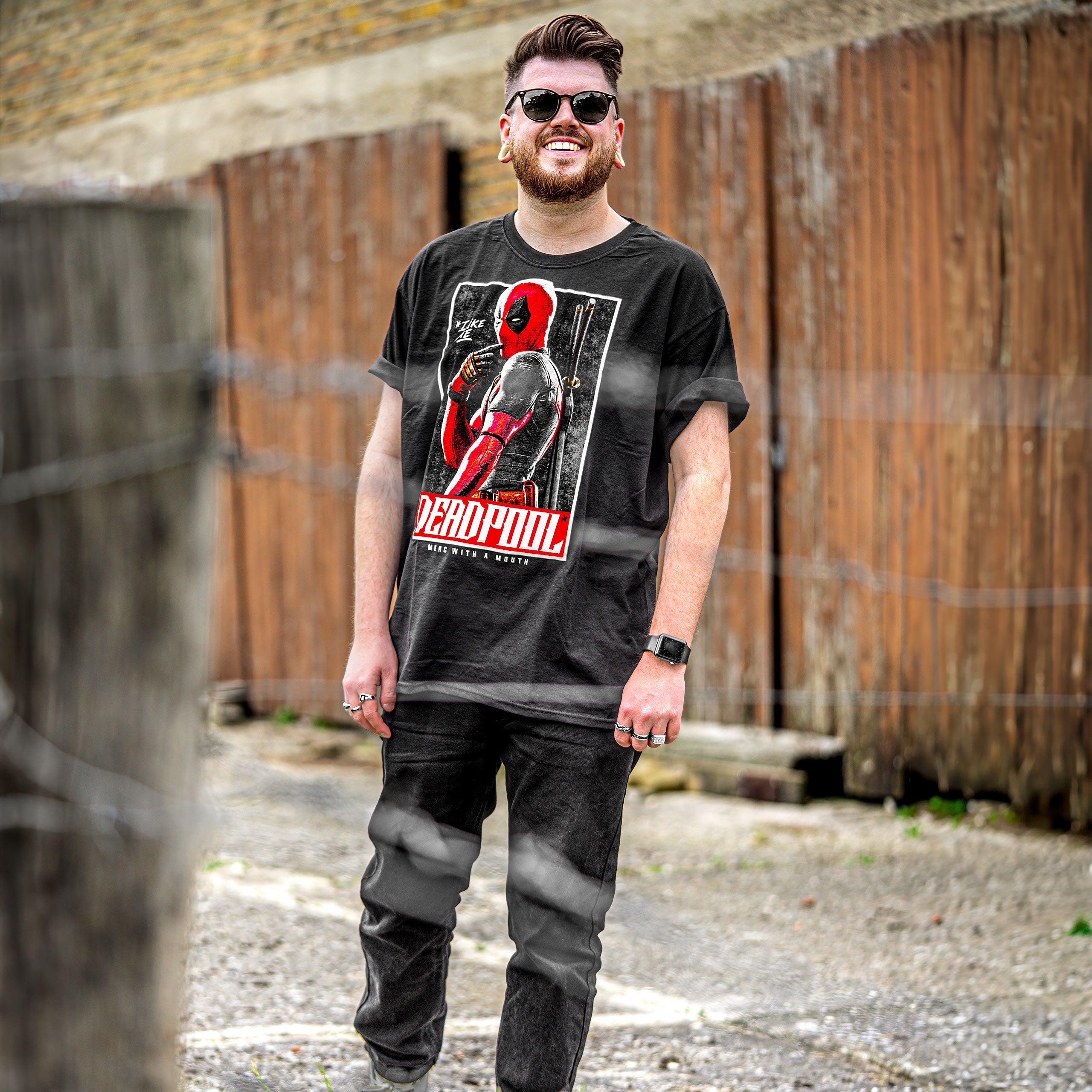 Productafbeelding Deadpool 3 - Ik hou van mij T-shirt zwart